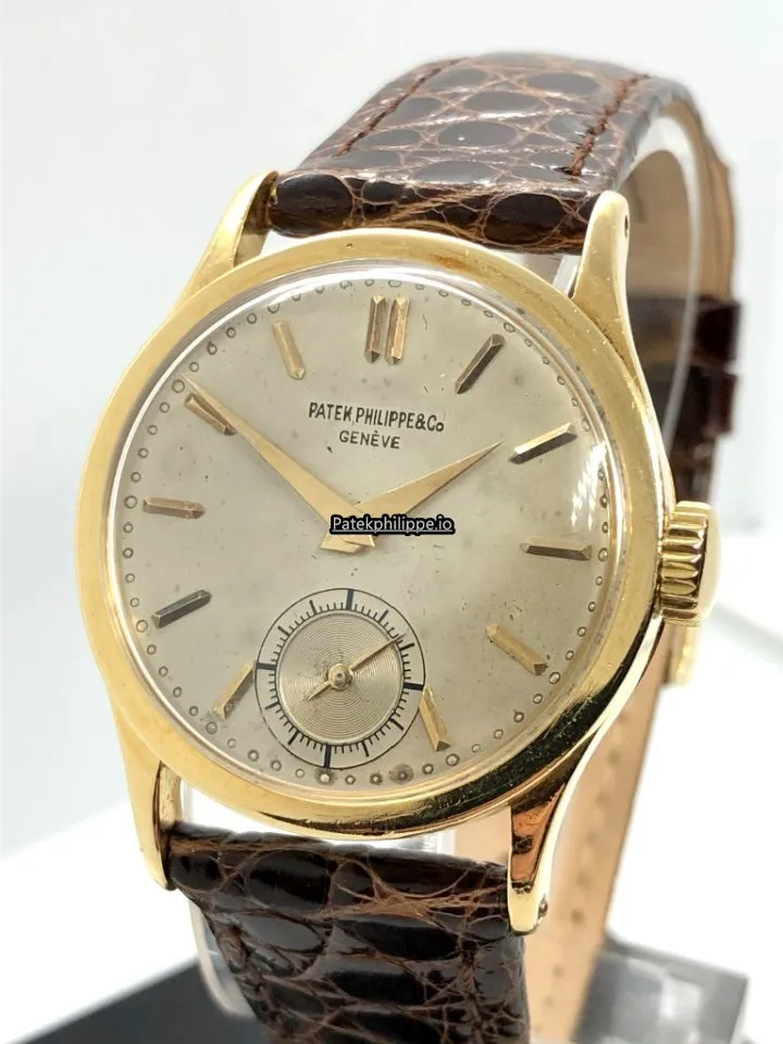 Alternative view of Patek Philippe Calatrava 96 31x32.60MM Yellow Gold Case Manual Winding