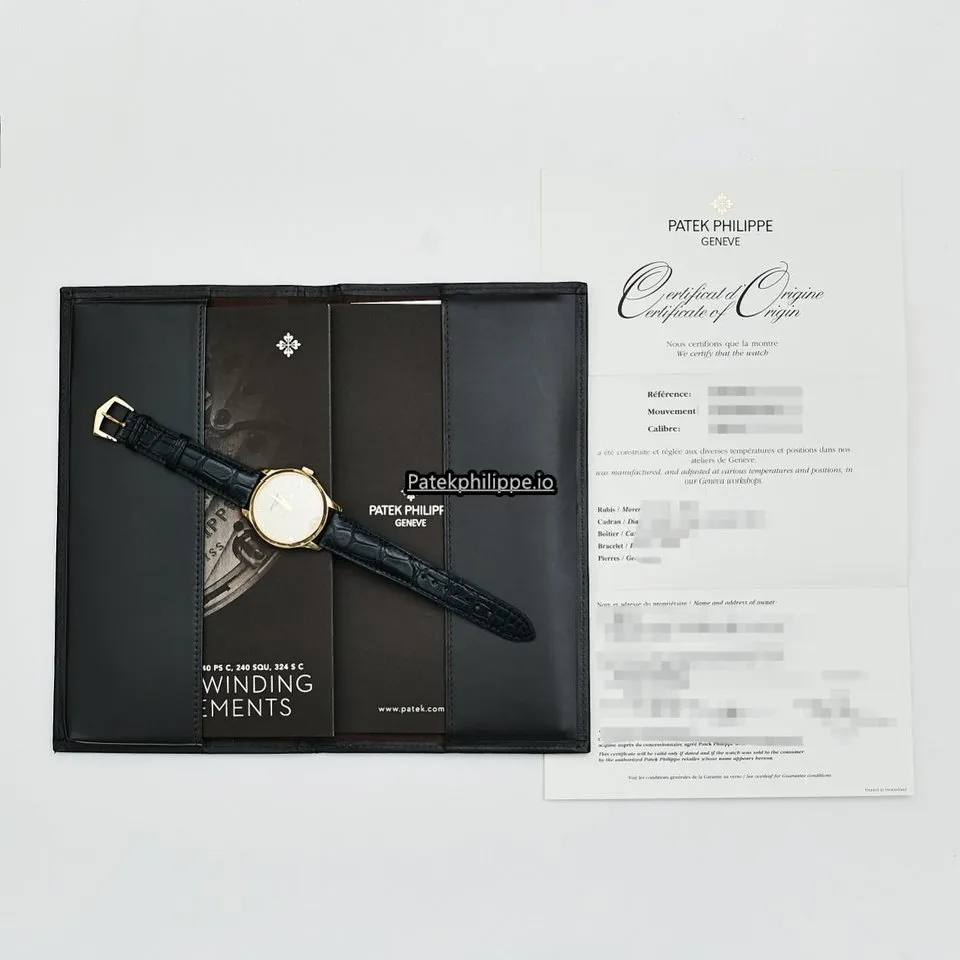 Alternative view of Patek Philippe Calatrava 5227j 39MM Yellow Gold Case Automatic