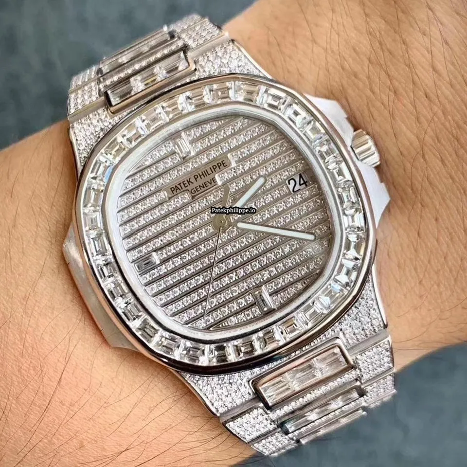 Patek Philippe Nautilus 5719/10g-010 40MM White Gold Case Automatic