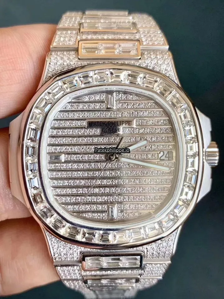 Alternative view of Patek Philippe Nautilus 5719/10g-010 40MM White Gold Case Automatic