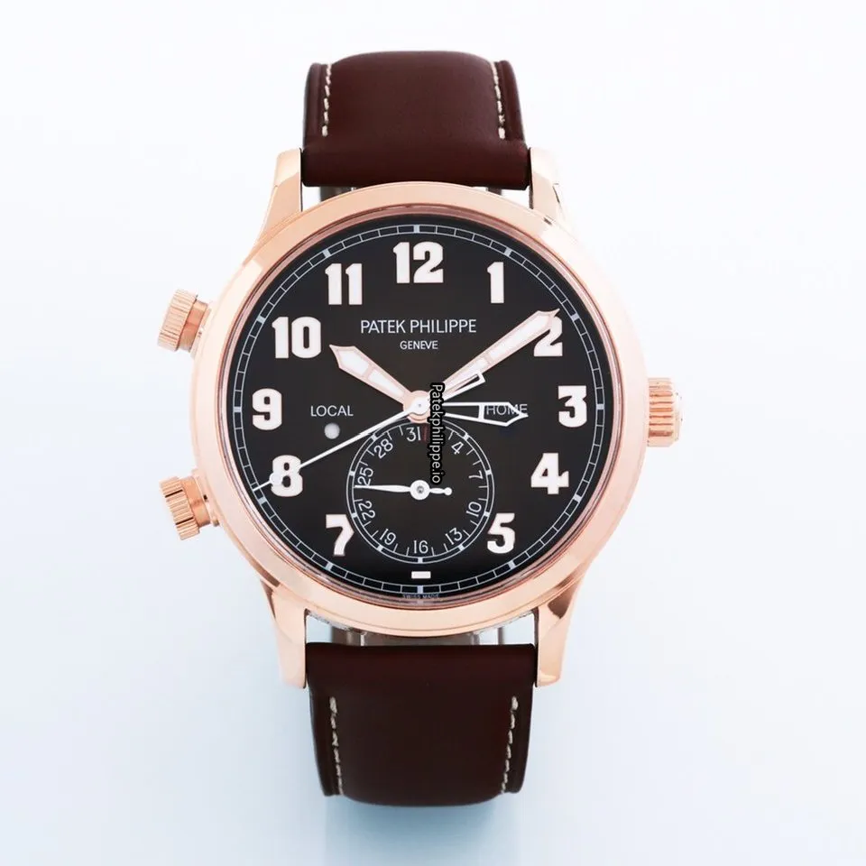 Patek Philippe Travel Time 5524r 42MM Rose Gold Case Automatic