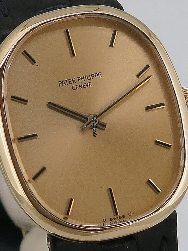 Alternative view of Patek Philippe Golden Ellipse 3648j 32x27MM Yellow Gold Case Manual Winding