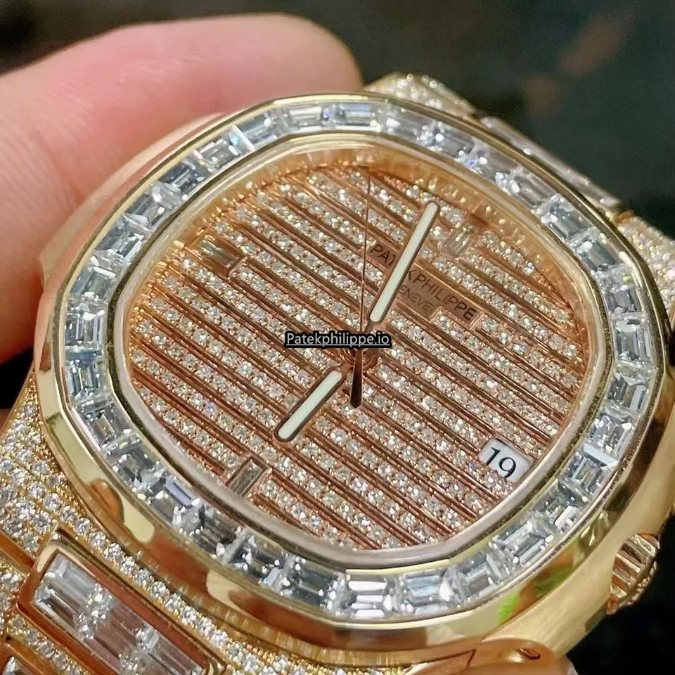Alternative view of Patek Philippe Nautilus 5719/10r-010 40MM Rose Gold Case Automatic
