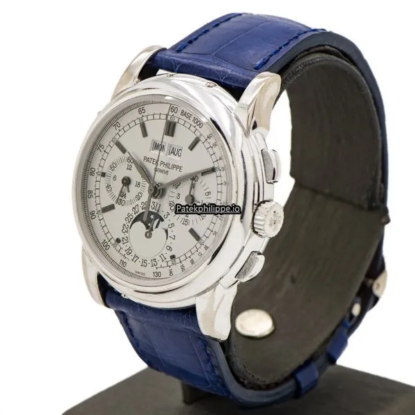 Alternative view of Patek Philippe Perpetual Calendar 5970g-001 40MM White Gold Case Manual Winding
