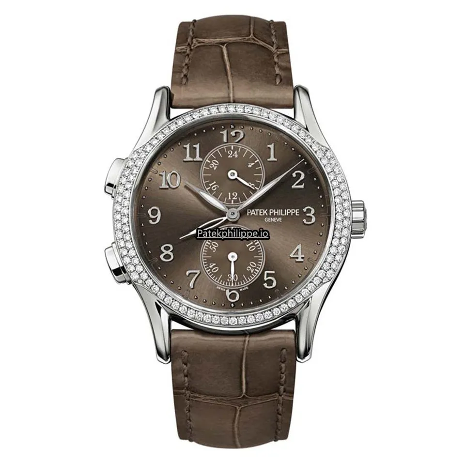 Patek Philippe Travel Time 7134g-001 35MM White Gold Case Manual Winding