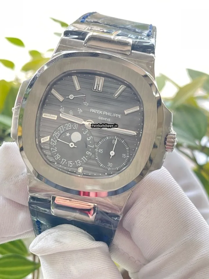 Alternative view of Patek Philippe Nautilus 5712g-001 40x38MM White Gold Case Automatic