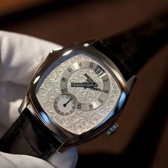 Alternative view of Patek Philippe 5275p-001 Platinum Case Manual Winding
