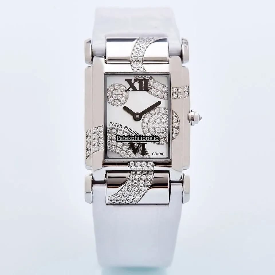 Patek Philippe Twenty-4 4914g-001 25x30MM White Gold Case Quartz