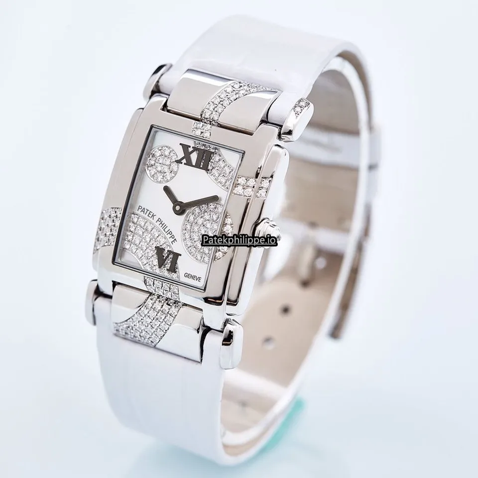 Alternative view of Patek Philippe Twenty-4 4914g-001 25x30MM White Gold Case Quartz