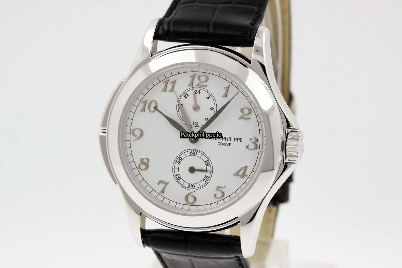 Patek Philippe Travel Time 5134g-001 37MM White Gold Case Manual Winding