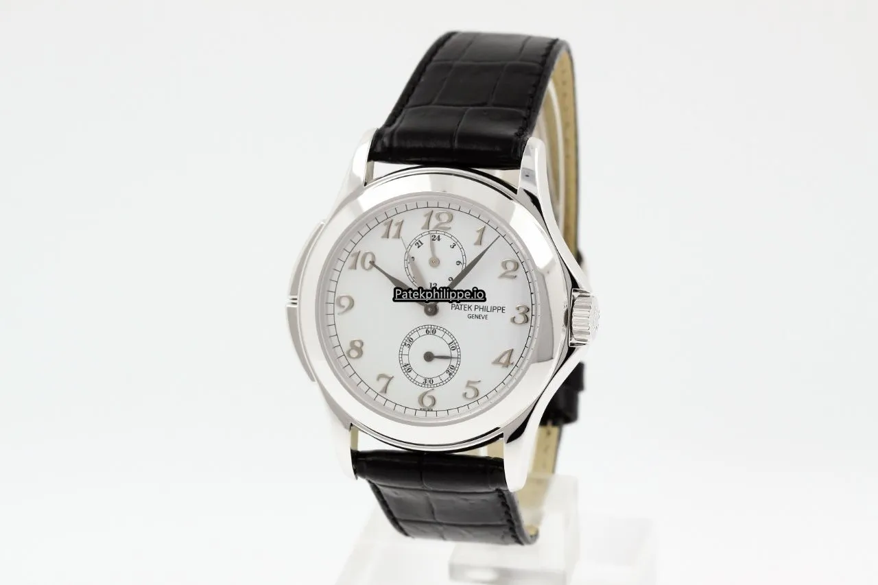 Alternative view of Patek Philippe Travel Time 5134g-001 37MM White Gold Case Manual Winding