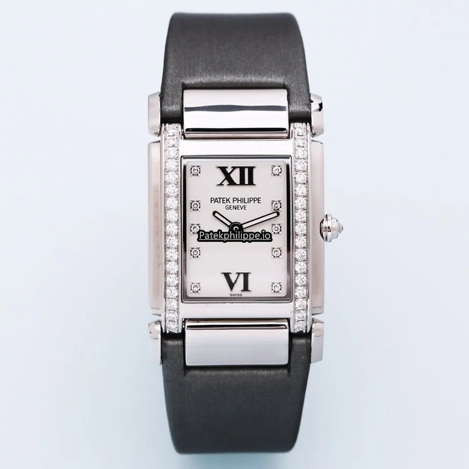 Patek Philippe Twenty-4 4920g-010 25x30MM White Gold Case Quartz