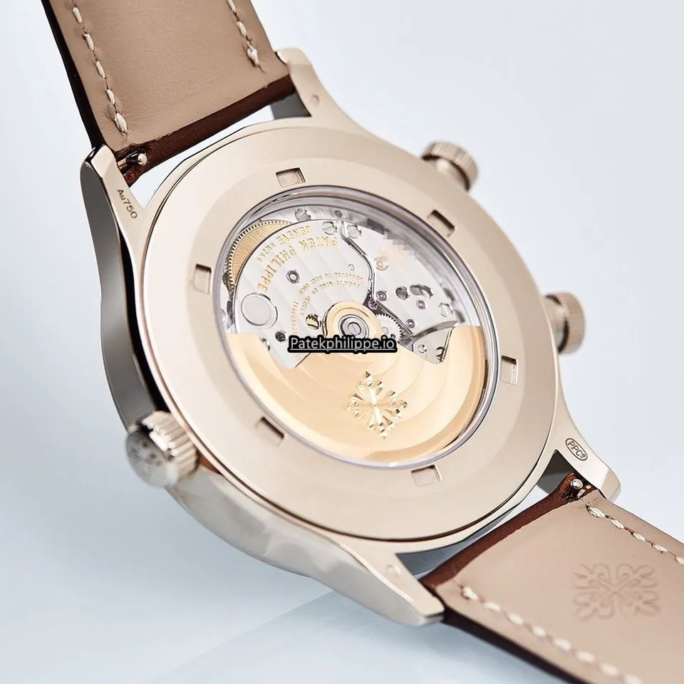 Alternative view of Patek Philippe Travel Time 5524g-001 42MM White Gold Case Automatic