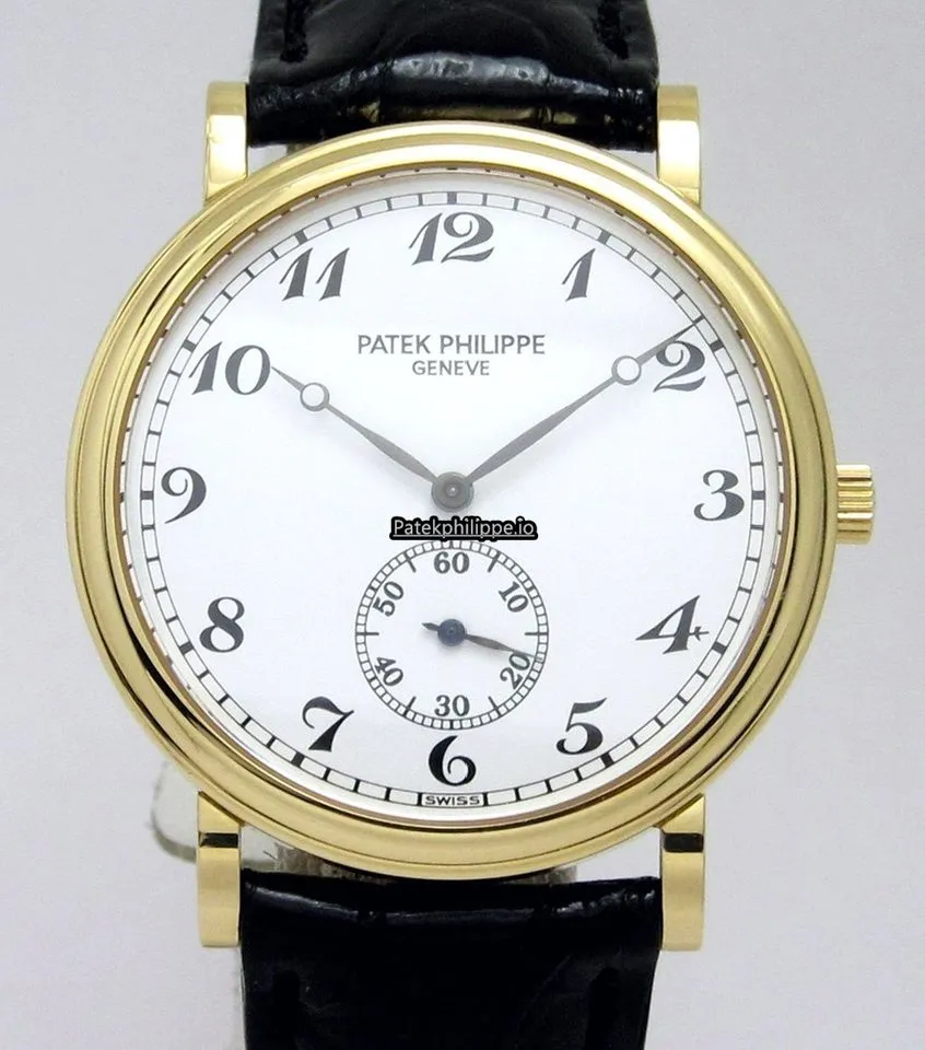Patek Philippe Calatrava 5022 33MM Yellow Gold Case Manual Winding