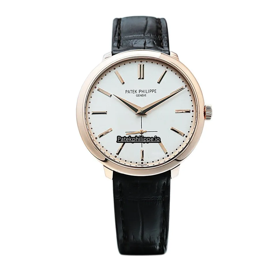 Patek Philippe Calatrava 5123r-001 38MM Rose Gold Case Manual Winding
