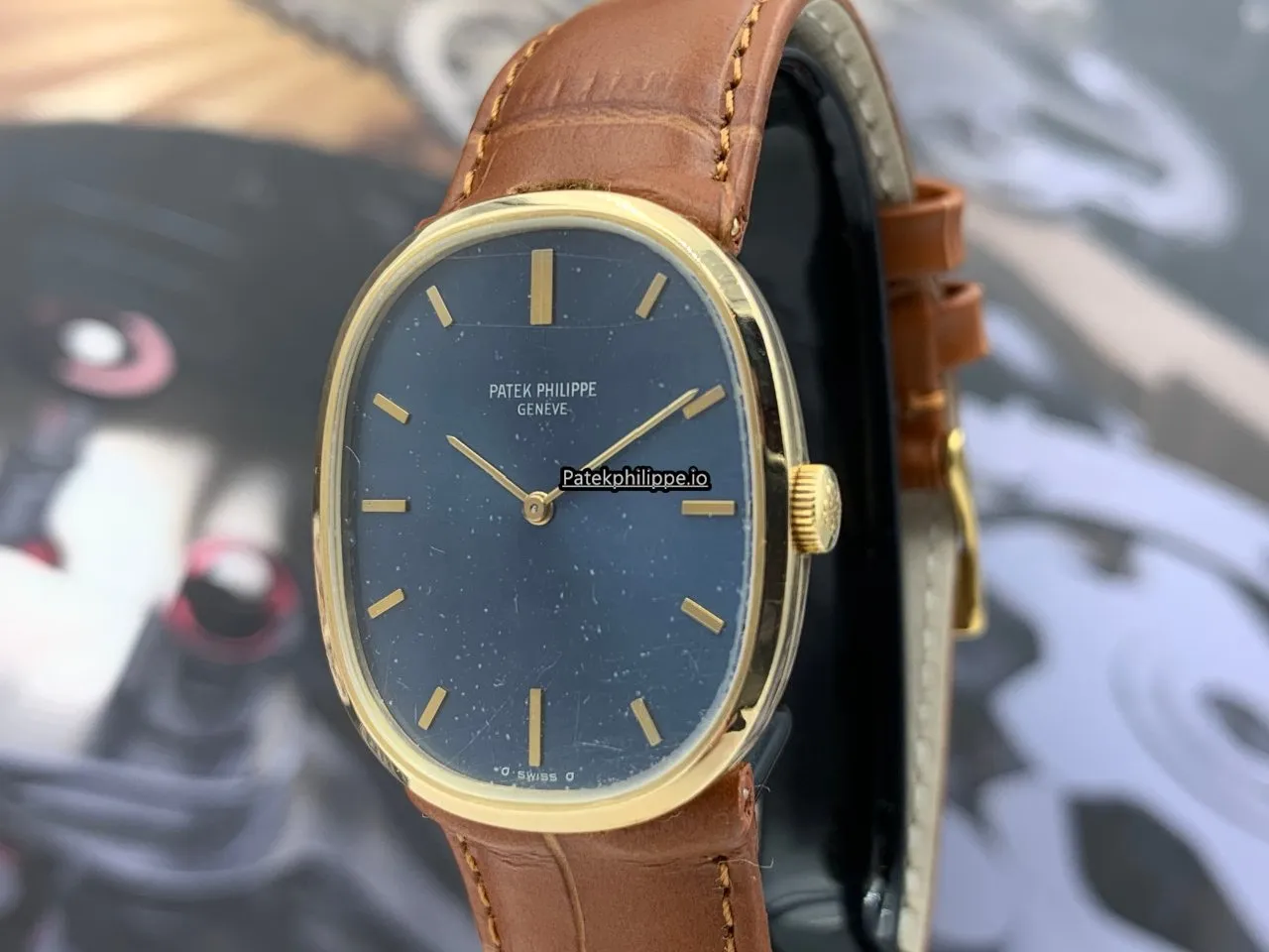 Patek Philippe Golden Ellipse 3748 27x32MM Yellow Gold Case Manual Winding