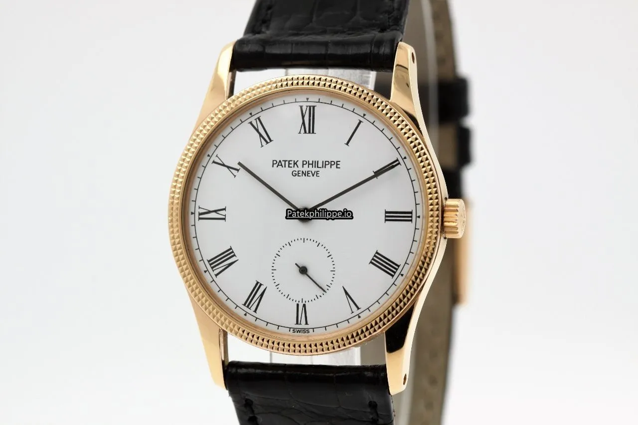 Patek Philippe Calatrava 3796d 30.5MM Rose Gold Case Manual Winding