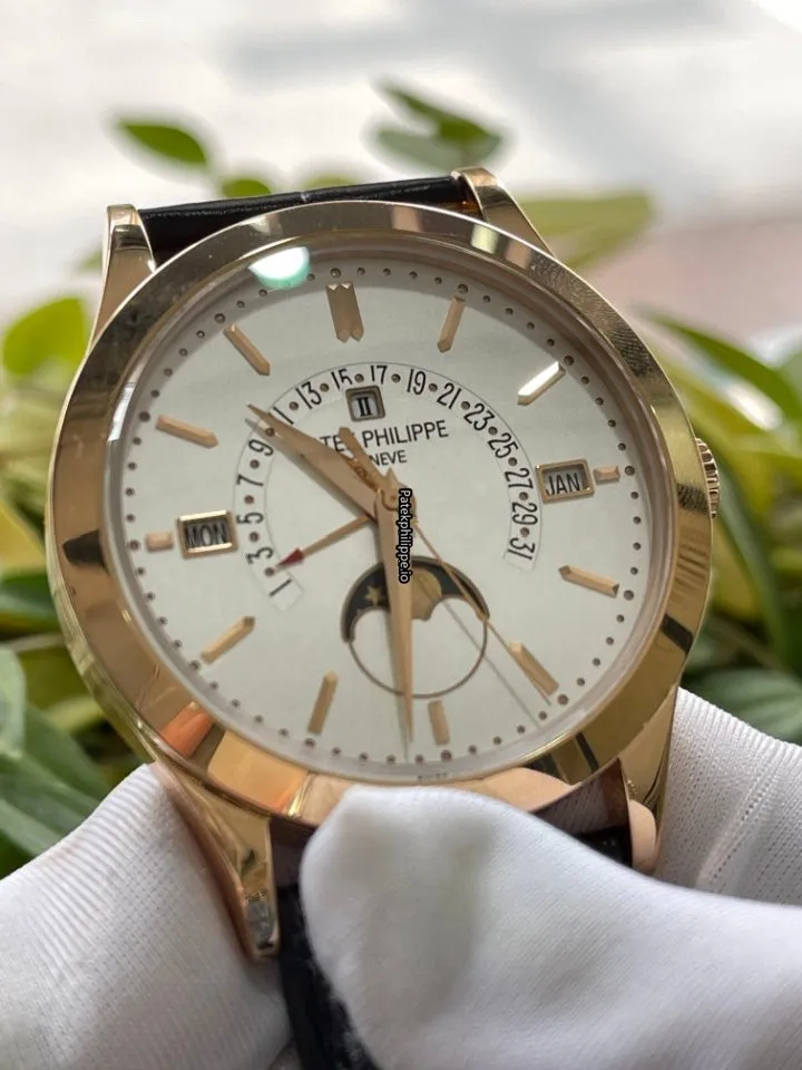 Alternative view of Patek Philippe Perpetual Calendar 5496r-001 39.5MM Rose Gold Case Automatic