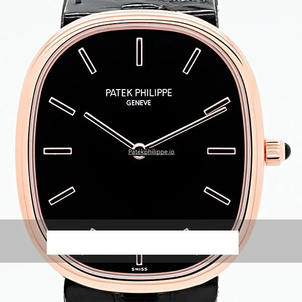 Patek Philippe Golden Ellipse 5738r 34.5x39.5MM Rose Gold Case Automatic