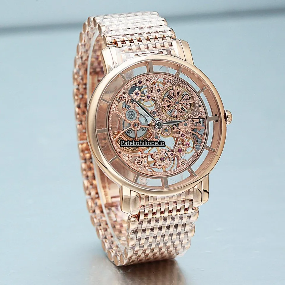 Alternative view of Patek Philippe Complications 5180/1r-001 39MM Rose Gold Case Automatic