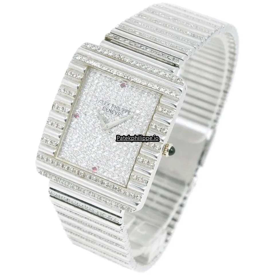 Alternative view of Patek Philippe 3733/1g 33x29MM White Gold Case Manual Winding