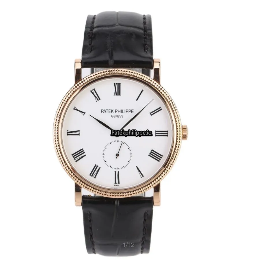 Alternative view of Patek Philippe Calatrava 5116r-001 36MM Rose Gold Case Manual Winding