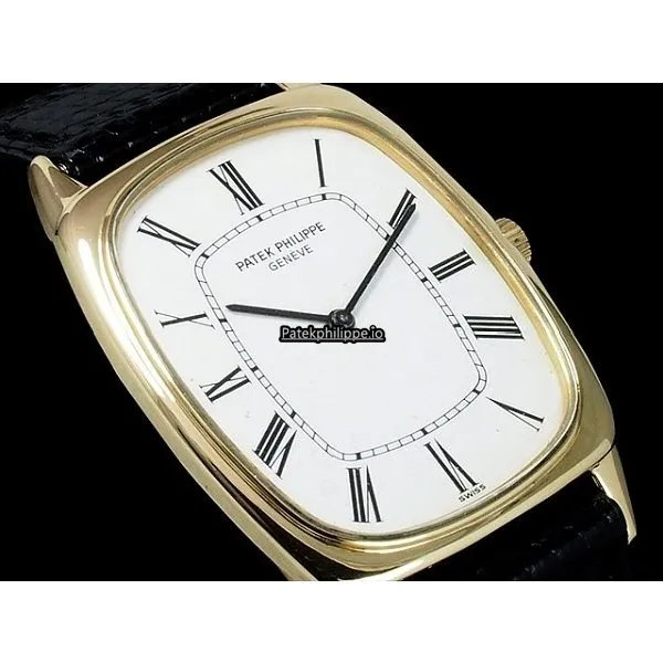 Alternative view of Patek Philippe 32x26MM Yellow Gold Case Manual Winding