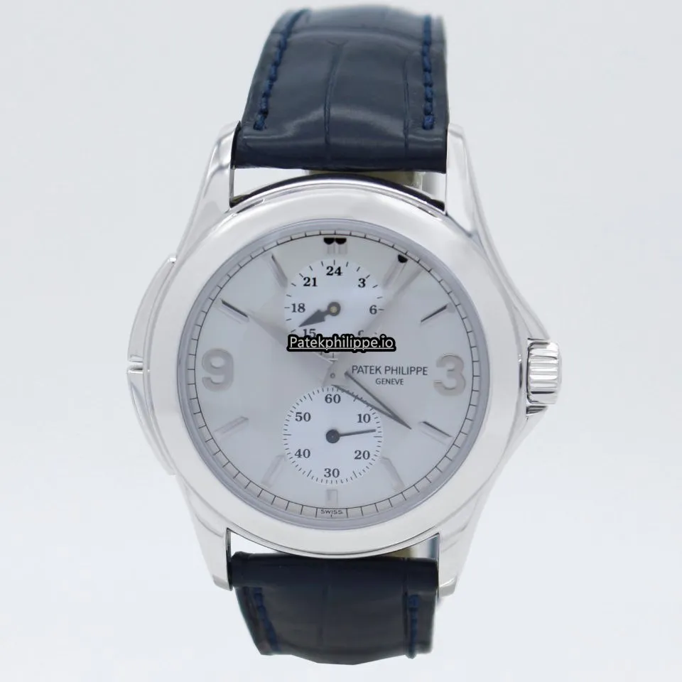 Alternative view of Patek Philippe Travel Time 5134g-001 37MM White Gold Case Manual Winding