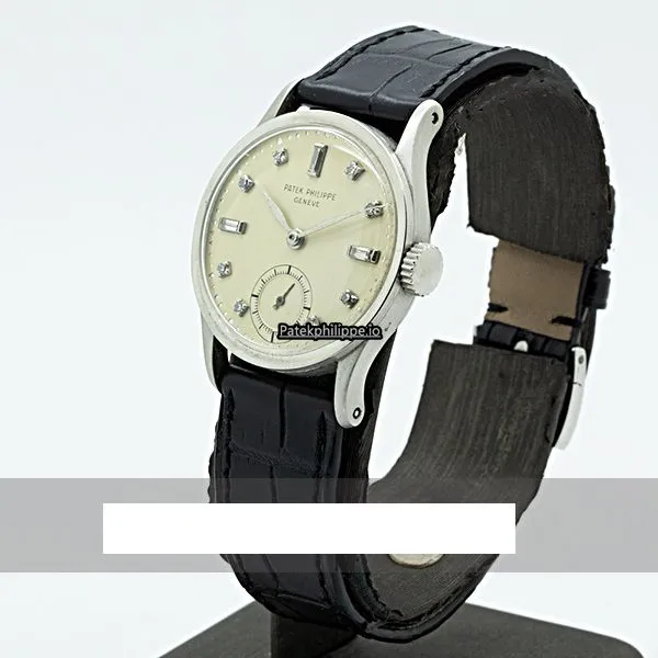 Alternative view of Patek Philippe Calatrava 96 31MM Platinum Case Manual Winding