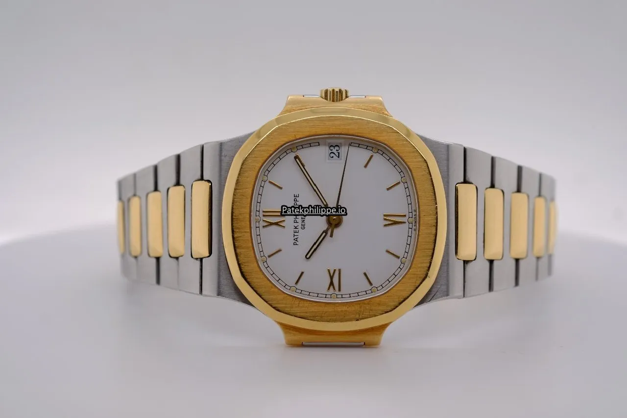 Alternative view of Patek Philippe Nautilus Jan-00 37MM Gold/steel Case Automatic