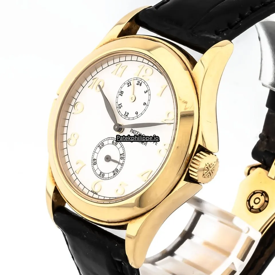Alternative view of Patek Philippe Travel Time 5134j-001 37MM Yellow Gold Case Manual Winding