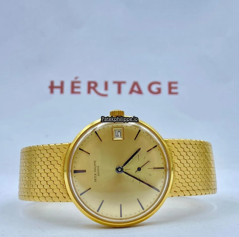Patek Philippe Calatrava 3514 33.6MM Yellow Gold Case Automatic