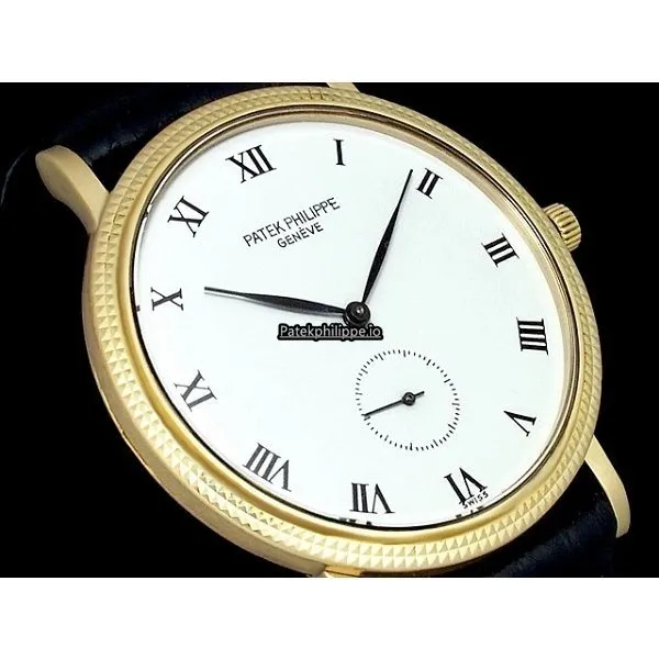 Alternative view of Patek Philippe Calatrava 3919j-001 33MM Yellow Gold Case Manual Winding