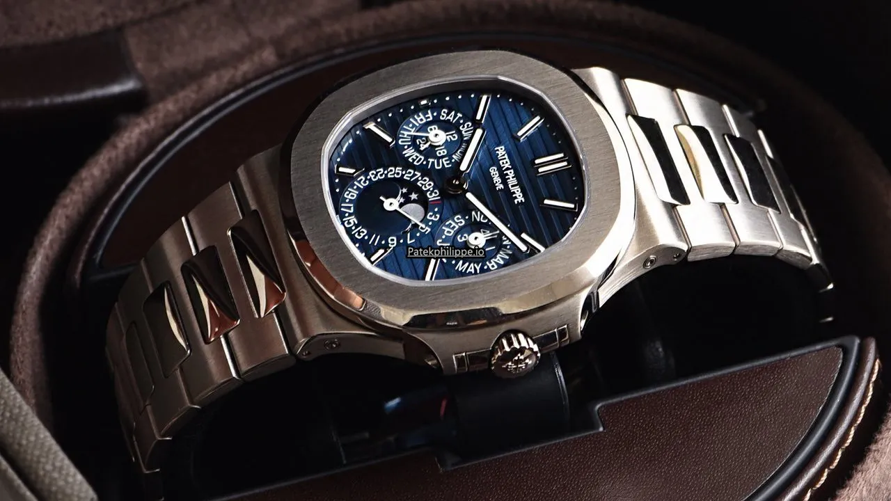 Alternative view of Patek Philippe Nautilus 5740/1g-001 40MM White Gold Case Automatic