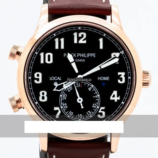 Patek Philippe Travel Time 5524r-001 42MM Rose Gold Case Automatic