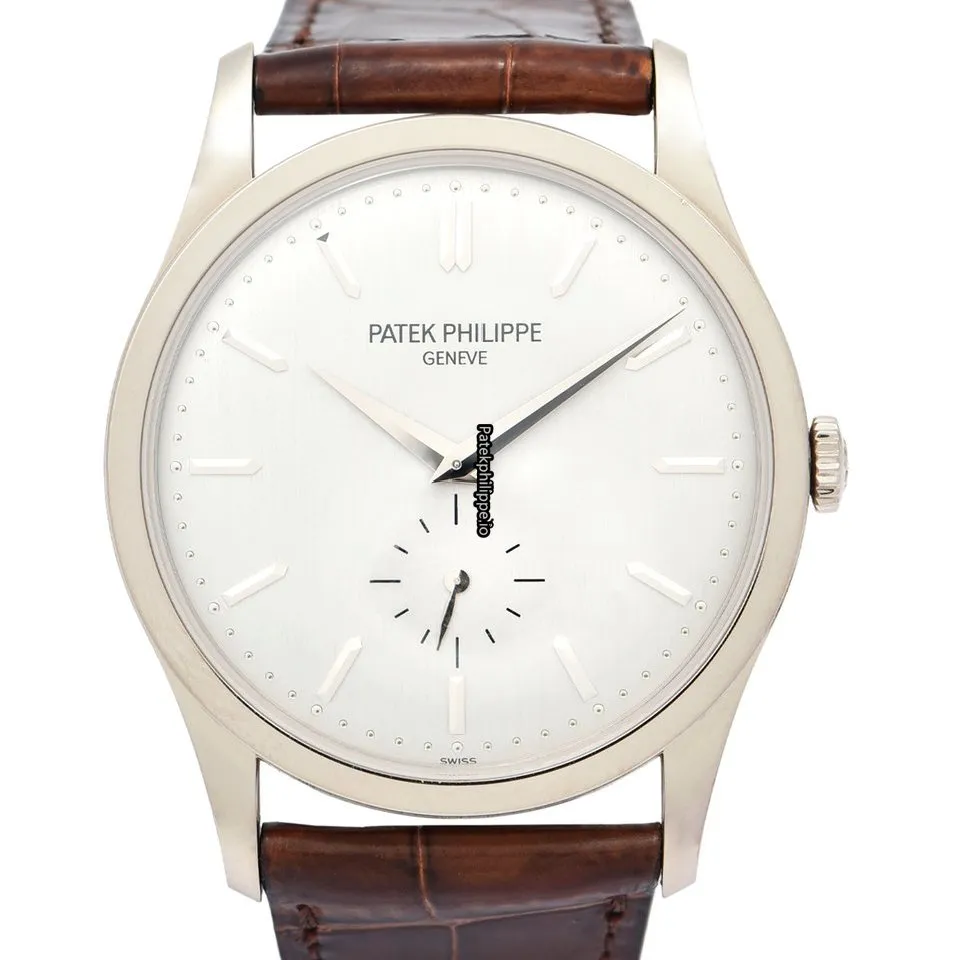 Patek Philippe Calatrava 5196g 37MM White Gold Case Manual Winding