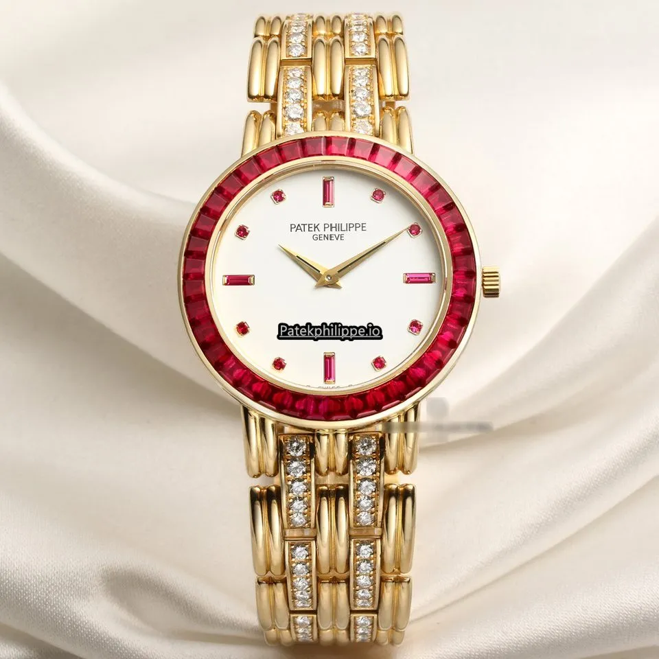 Patek Philippe 5018/012 32MM Yellow Gold Case Manual Winding