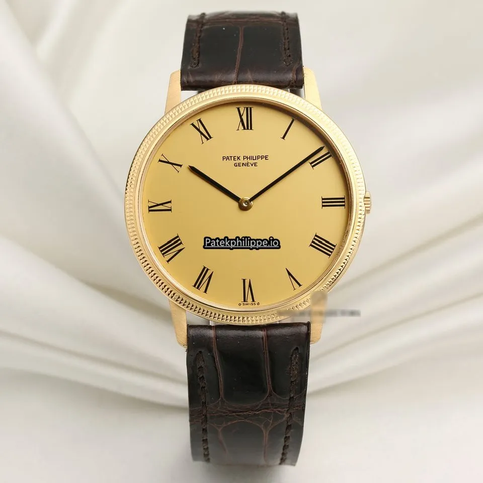 Patek Philippe Calatrava 3758 36MM Yellow Gold Case Automatic