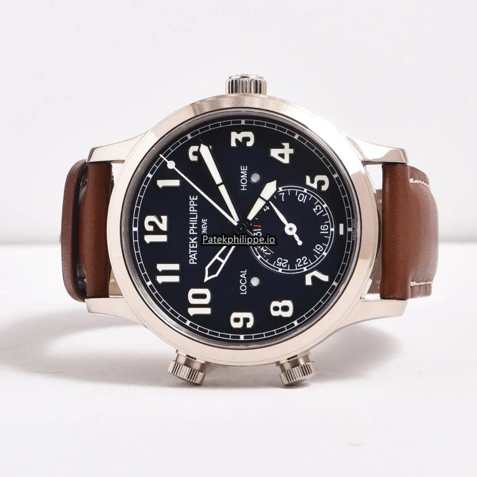 Patek Philippe Travel Time 5524g 42MM White Gold Case Automatic