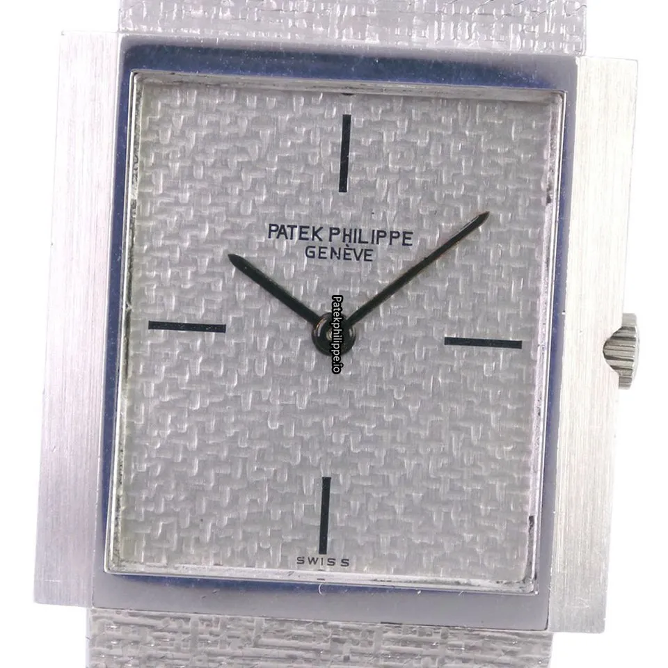 Patek Philippe Mar-91 26x5MM White Gold Case Manual Winding