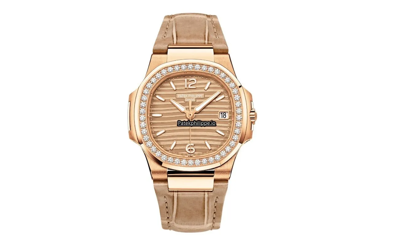 Patek Philippe Nautilus 7010r-012 32MM Rose Gold Case Quartz