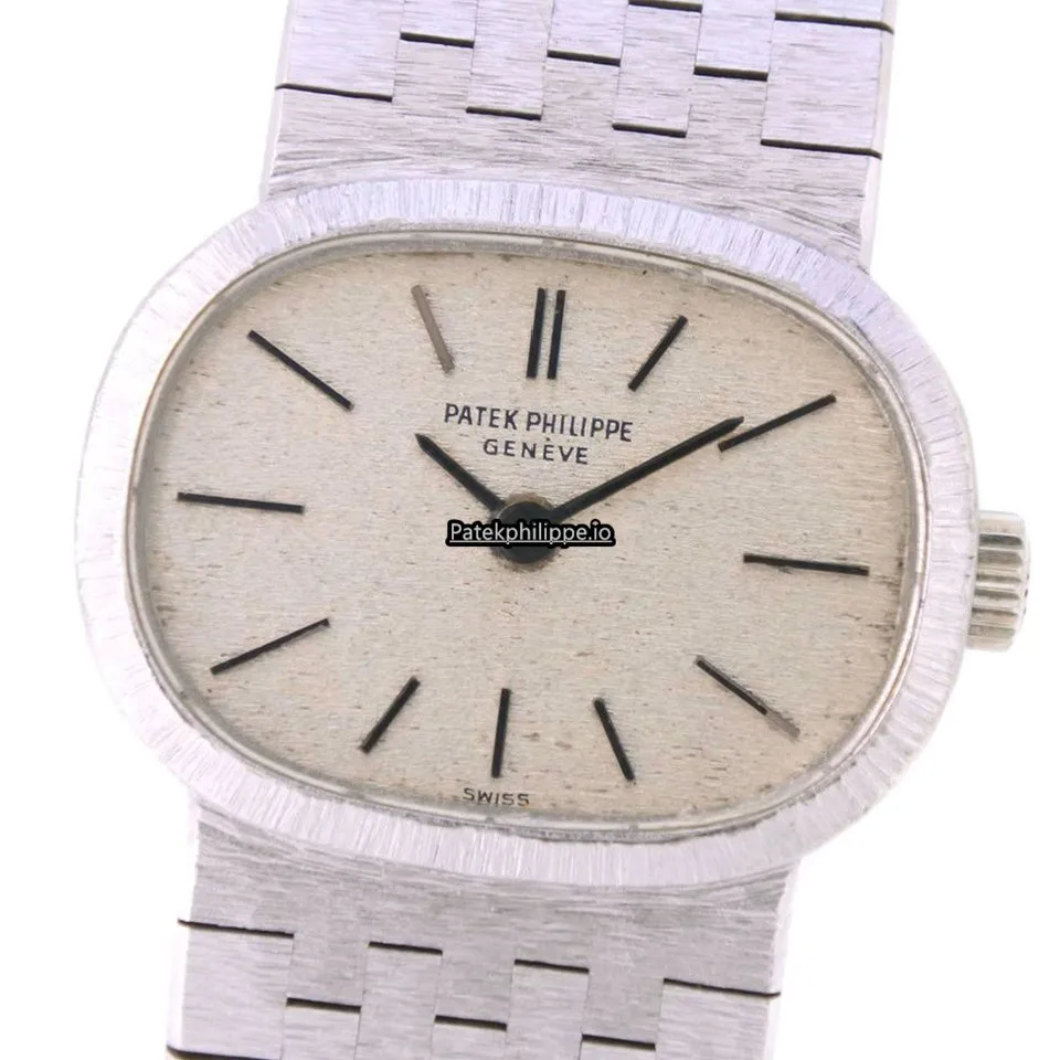 Patek Philippe Jan-73 17x22MM White Gold Case Manual Winding
