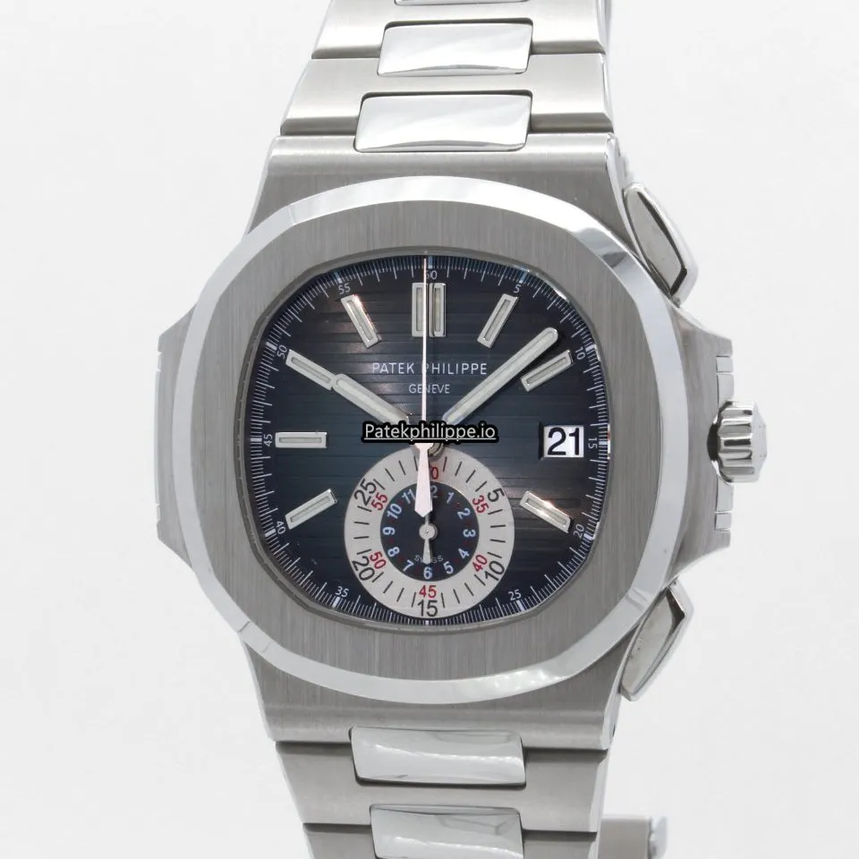 Alternative view of Patek Philippe Nautilus 5980/1a-001 40.5x44MM Steel Case Automatic