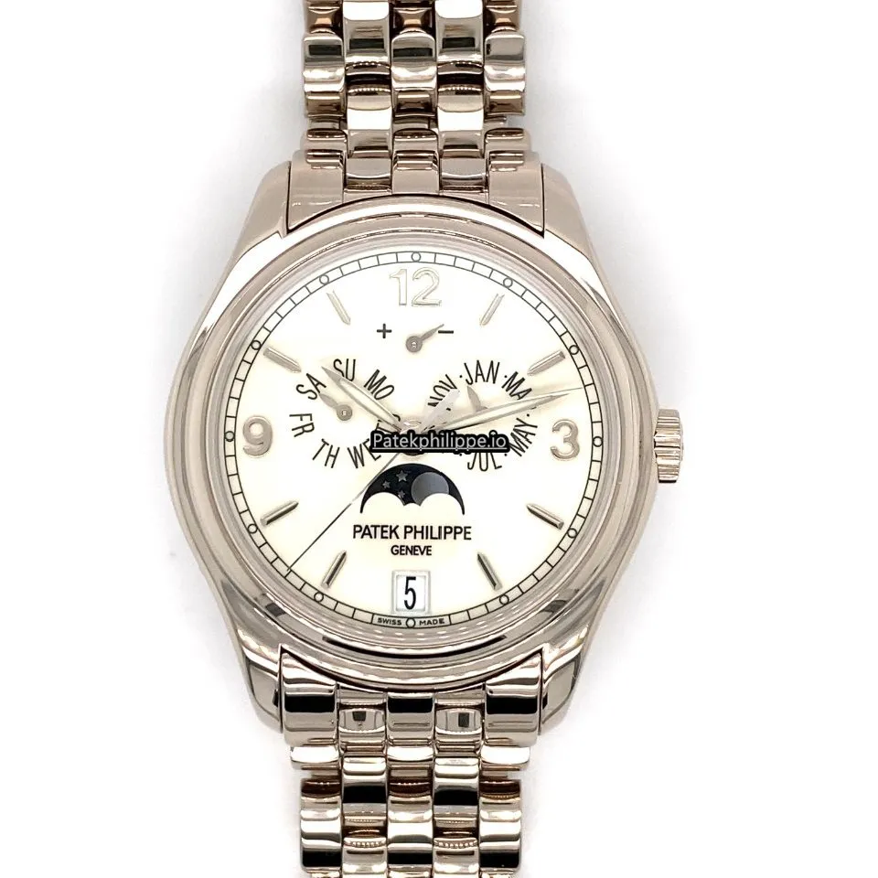 Alternative view of Patek Philippe Annual Calendar 5146/1g-010 39MM White Gold Case Automatic