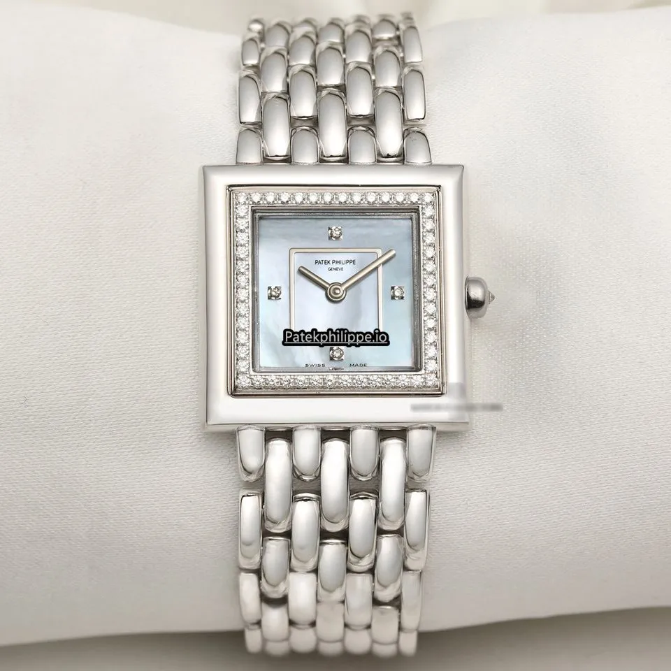 Patek Philippe Gondolo 4866 25MM White Gold Case Quartz