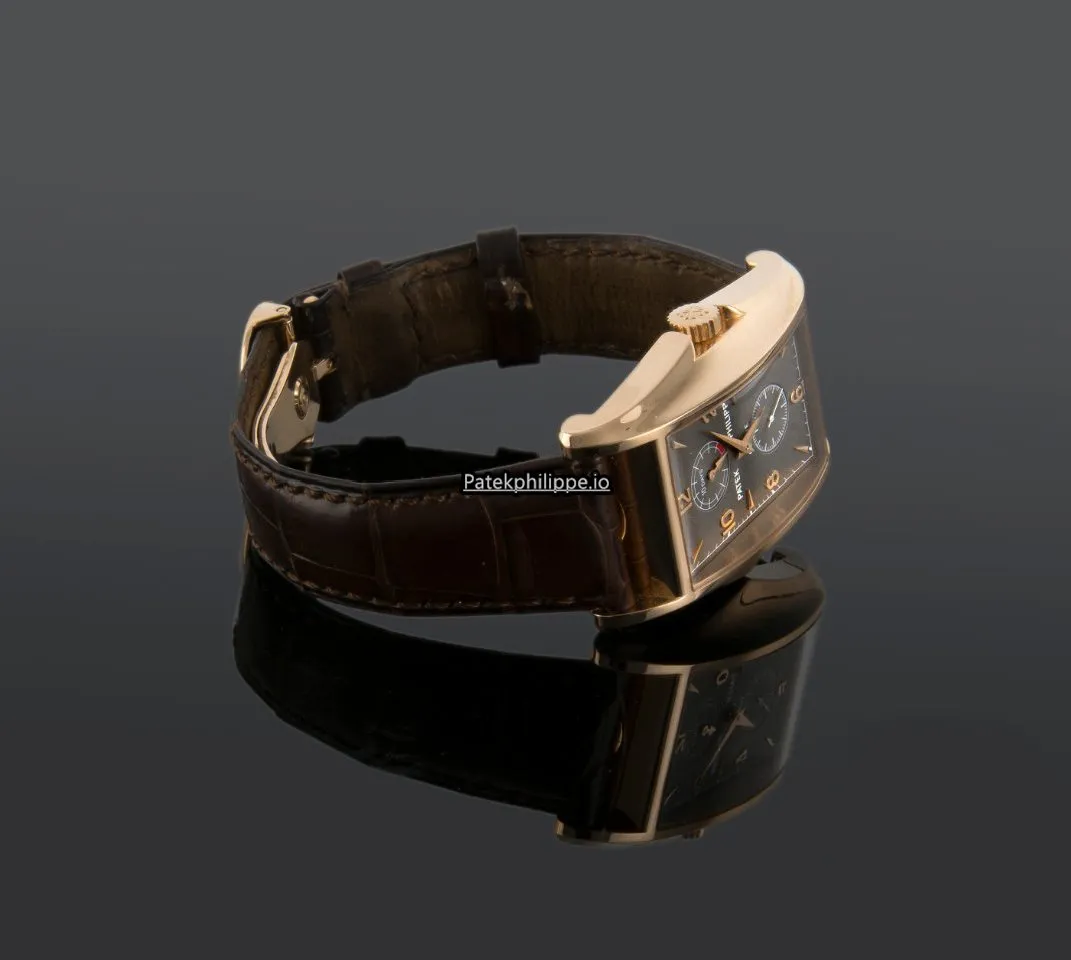 Alternative view of Patek Philippe Gondolo 5100r 46x34MM Rose Gold Case Manual Winding