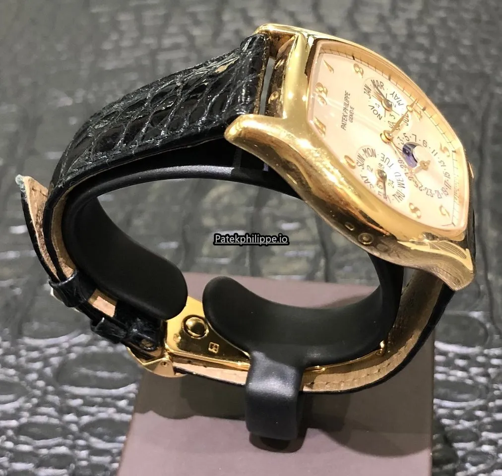 Alternative view of Patek Philippe Perpetual Calendar 5040j 35MM Yellow Gold Case Automatic