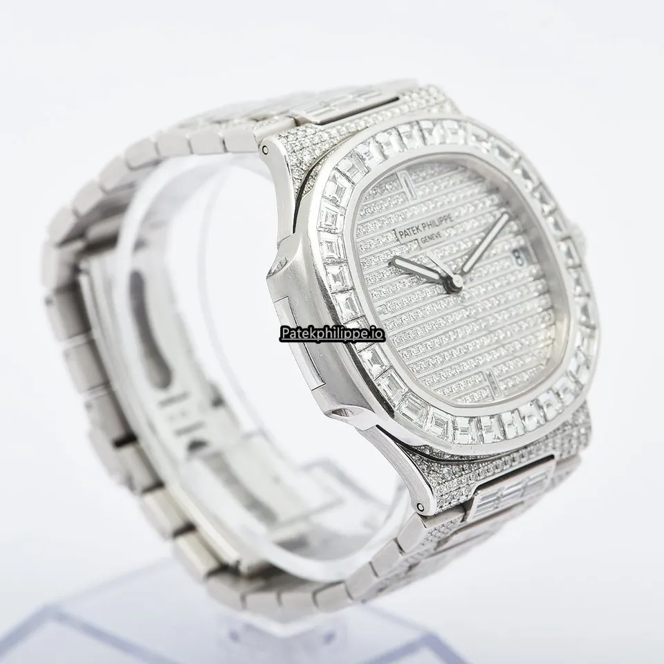Alternative view of Patek Philippe Nautilus 5719/10g-010 40MM White Gold Case Automatic