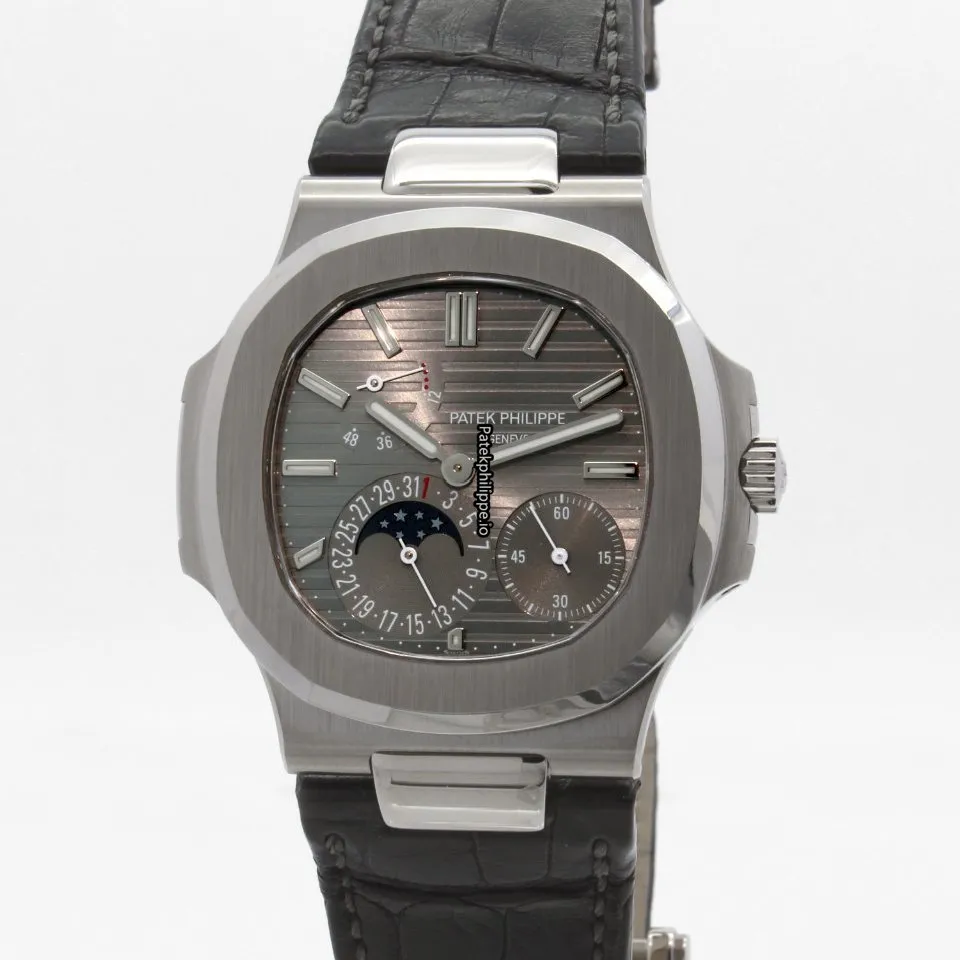 Alternative view of Patek Philippe Nautilus 5712g-001 40x38MM White Gold Case Automatic