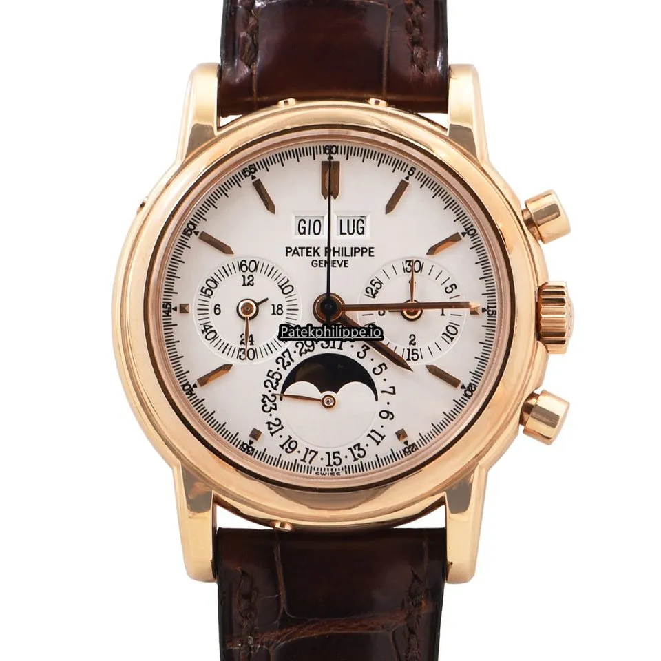 Patek Philippe Perpetual Calendar 3970er Rose Gold Case Manual Winding